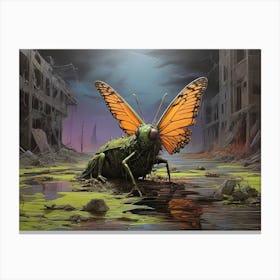 Symbiosis (Atomic Insect) Canvas Print