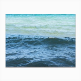 Blue Ocean In Italy Canvas Print