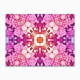 Pink And Purple Abstract Canvas Print