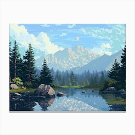 Mountain Lake 2 Canvas Print