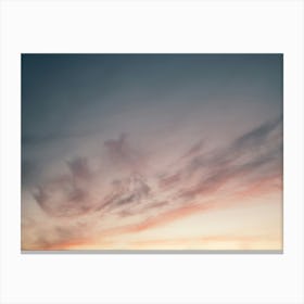 Abstract Sunset Canvas Print