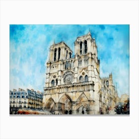 Notre Dame Paris Canvas Print