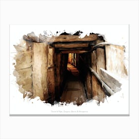 Tunnel Of Hope, Sarajevo, Bosnia & Hercegovina Canvas Print