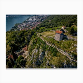 Castello dell'Innominato Italia, Lecco, Lake Como Canvas Print