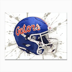 Florida Gators NCAA Helmet Poster Canvas Print