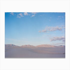White Sands New Mexico Sunrise II on Film Canvas Print