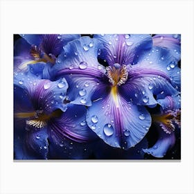 Blue Iris 12 Canvas Print