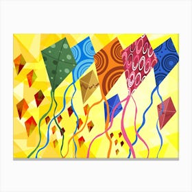 The Kite Festival Canvas Print