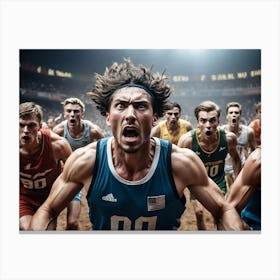 Default The Passion And Dedication Of The Athletes Are On Full 1 Canvas Print