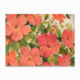 Saratoga Flowers Canvas Print