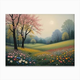 Flowering Meadow 4 Canvas Print