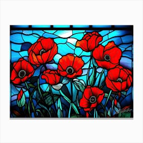 Poppy Flower Remembrance - Poppies Canvas Print