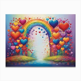 Rainbow Arch Canvas Print