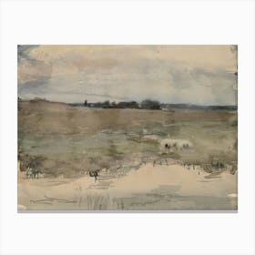 Landscape, 1890 1925 By Magnus Enckell 1 Canvas Print