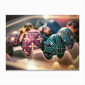 Easter Eggs 670 Canvas Print