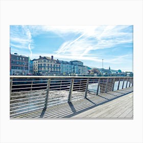 Sunny Day In Dublin Canvas Print