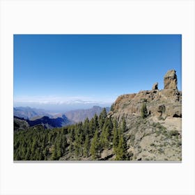 Teide view from Cran Canaria Canvas Print