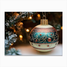 Christmas Ornament Canvas Print