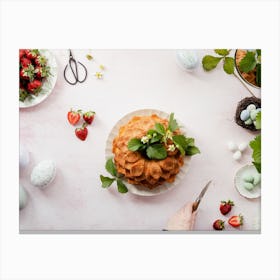 Easter Bundt Cake 5 Canvas Print