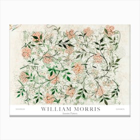 William Morris Prints Jasmine Pattern Landscape Botanical Vintage Canvas Print