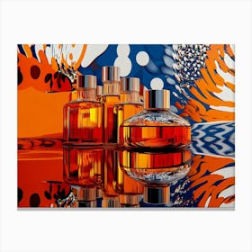 Chanel Perfume Bottles Canvas Print