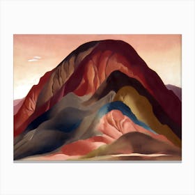 Georgia O'Keeffe - Rust Red Hills, 1930 Canvas Print