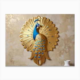 Peacock Wall Art 7 Canvas Print