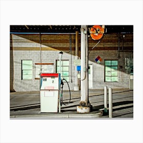 Old Gas Station Canvas Print