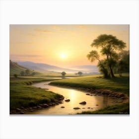 Silent Morning Canvas Print