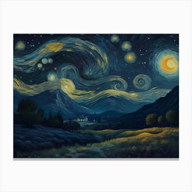 Starry Night 1 Canvas Print