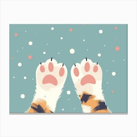 Cat Paws 2 Canvas Print