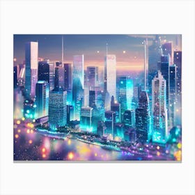 New York City Skyline 10 Canvas Print