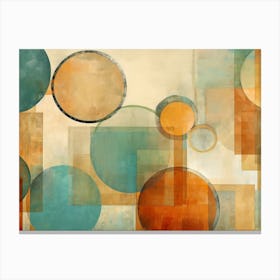 Abstract Circles 5 Canvas Print
