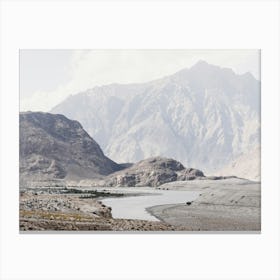 Pakistan Desert In Korakoram Mountains Canvas Print