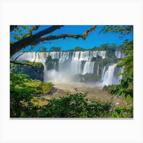 Iguazu Falls on Argentina side Canvas Print