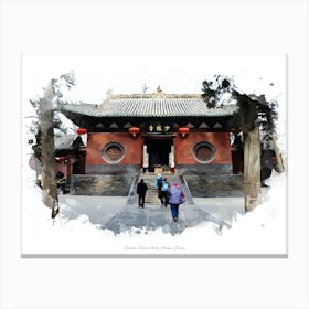 Shaolin Scenic Area, Henan, China Canvas Print