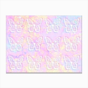 Pink Butterflies Canvas Print