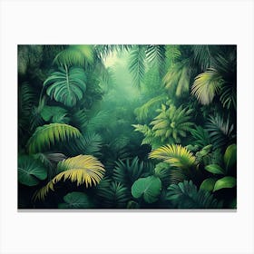 Tropical Jungle 5 Canvas Print