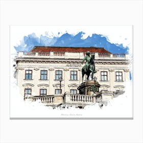 Albertina, Vienna, Austria Canvas Print