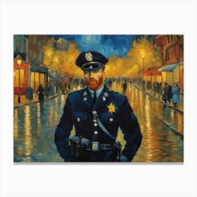 Officer Vincent Willem Van Gogh Canvas Print