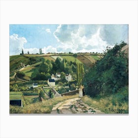 Jalais Hill, Pontoise (1867), Camille Pissarro Canvas Print