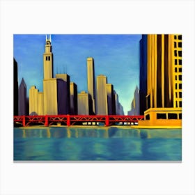 Chicago Skyline 1 Canvas Print