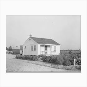 One Of The New Houses, Southeast Missouri Farms By Russell Lee 1 Canvas Print