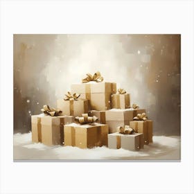 Christmas Presents 2 Canvas Print