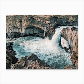 Ocean Waterfall Canvas Print