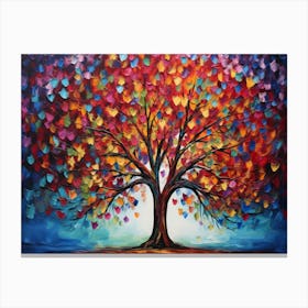 Tree Of Love Canvas Print