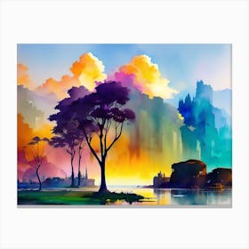 Landscape Painting 33 Canvas Print