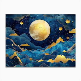 Moon In The Sky 1 Canvas Print