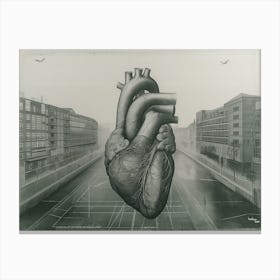 Heart In The City (IX) Canvas Print