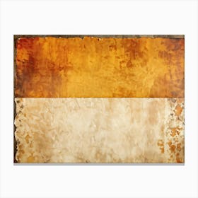 A Watercolor Paper With Grunge Texture Stained And Distressed Bearing Faint Traces Of Yellow And O 2 1 Canvas Print